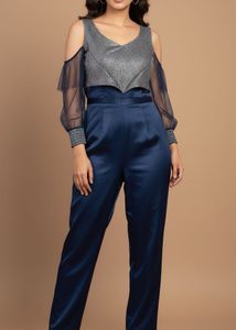 Stylish Navy Blue Jumpsuit