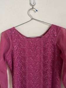 Stitched Boat Neck Suit