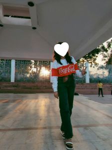 Coca Cola Crop Sweatshirt