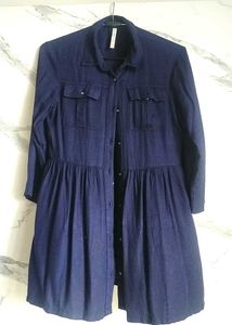 Pantaloons Juniors Nevy Blue Shirt Dress