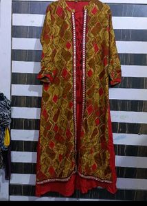 Jacket Style Long Dresss (New Without Tag)