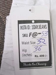 F@53 Size-32 Slim Jeans