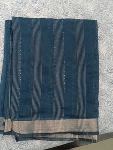 Elegant Blue Striped Dupatta