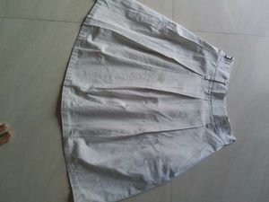White Uniform Skirt