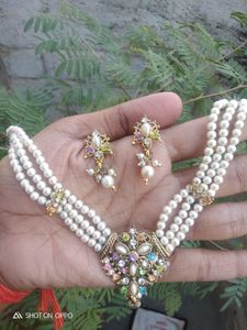 Pearl Necklace Set
