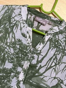 Handcrafted Green Cotton Kurta