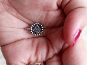 Oxidized Silver Nose Pins