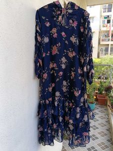 Floral Ruffle Maxi Dress