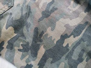 Camo Print Pants(Military Denim)