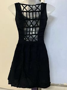 Divided Branded Black Mini Dress