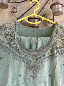 Olive Green Salwar Shirt
