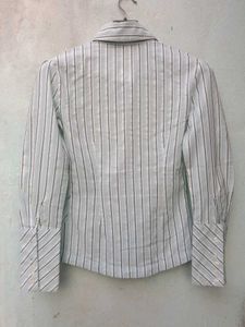 New With Tag Korean Stripped Shirt Flair