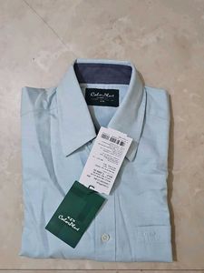 Light Blue Short Sleeve Casual Shirt