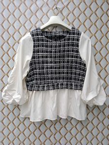 New With Tag Korean Premium Half Pullover