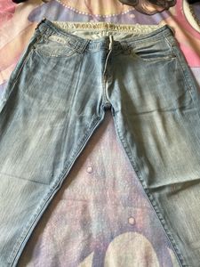 Denim Light Blue Jeans For Women