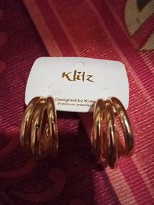 Klitz Gold Hoops