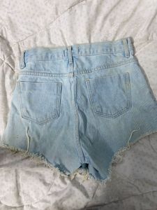 High Waist Demin Short