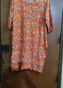 Floral Print Kurta