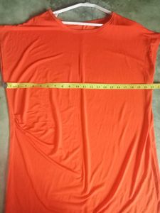 Vibrant Orange T-Shirt Dress
