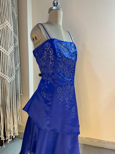 Blue Embellished Dress