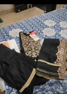 Black Embroidered Salwar Kameez