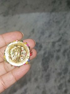 Vibrant Beaded Adjustable Ring