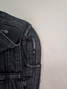 Dark Wash Black Jeans