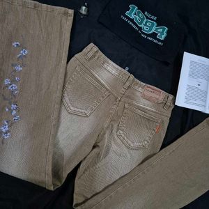 Y2k Denim Bootcut High Waist
