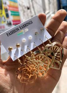 Korean Earrings Combo Card