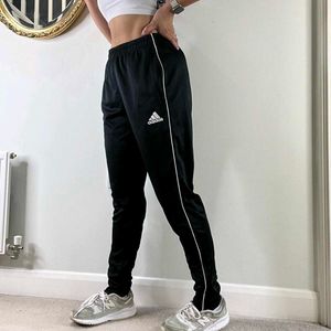 Adidas Black Track Pants Climalite