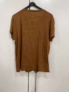 🤎Earthy Chic Linen Tee: Your New Everyday GoTo