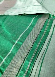 Pista Green Woven Pure Silk Cotton Maheswari Saree