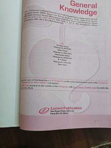 Lucent&#39;s General Knowledge Book