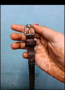 Braided Brown Belt