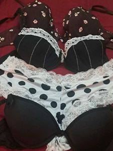 combo Of Four  Imported Bra n panty