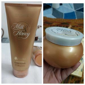 Oriflame Milk & Honey Scrub Set Combo