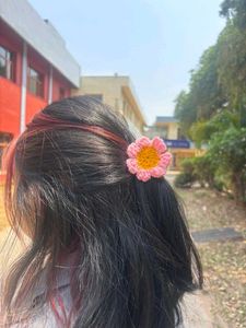 Hand Crocheted Claw Clip