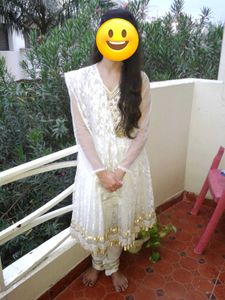 Anarkali Suit 🤍💛
