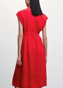Mango MIDI Belted Dress