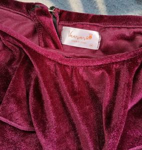 Party Wear Velvet Jumpsuit For Women