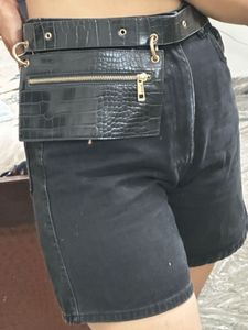 Black Belt With Pouch