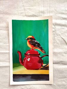 Bird Still Life Painting (Sheet)