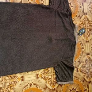 Patterned Polo T-Shirt