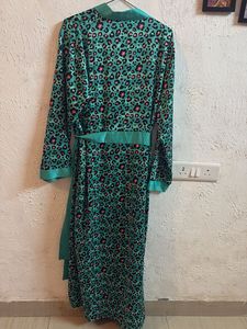 Pretty secrets Teal Animal Print Robe