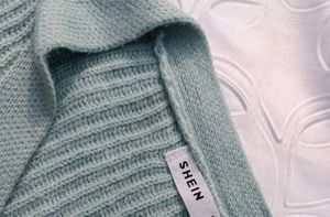 Shein oversized cropped cardigan