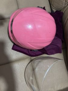 Pink Motorcycle Helmet