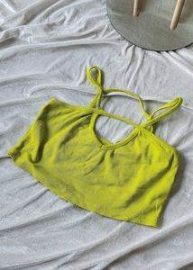 Yellow Crop Top