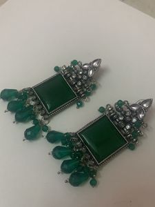Green Earrings