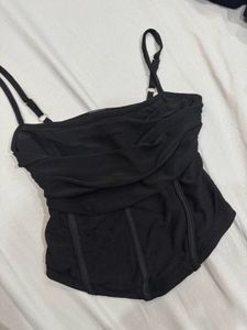 Black corset top from little box