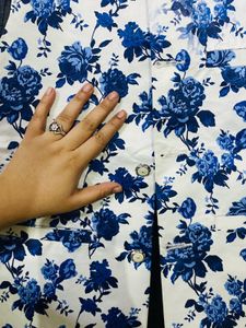 Floral Print Waistcoat